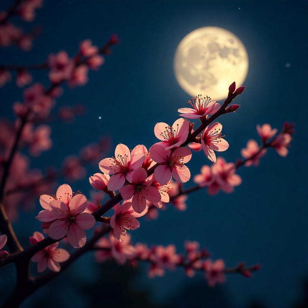 Branch of Cherry Blossoms