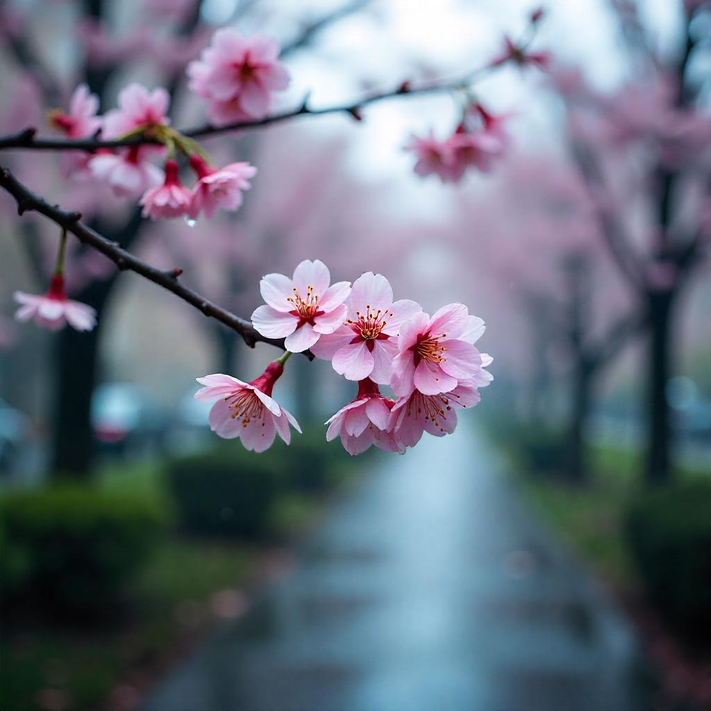 Branch of Cherry Blossoms