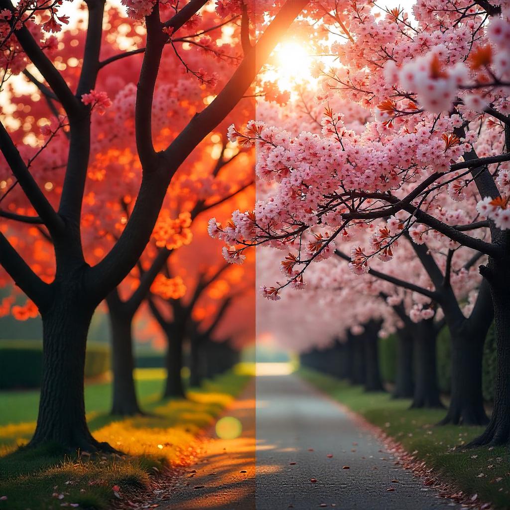 Branch of Cherry Blossoms