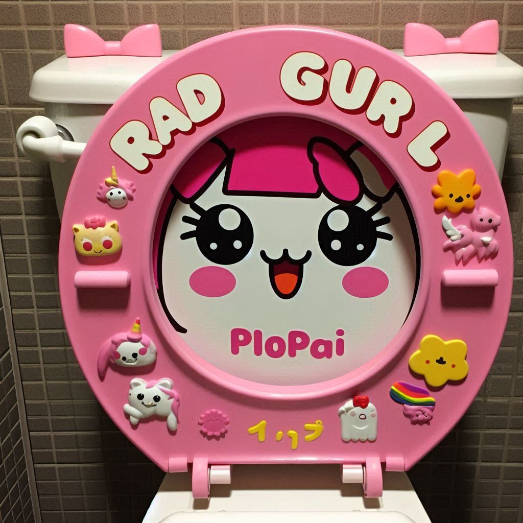 Rad Gurl Ploppage 1 Toilet